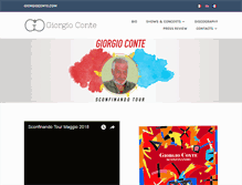 Tablet Screenshot of giorgioconte.com